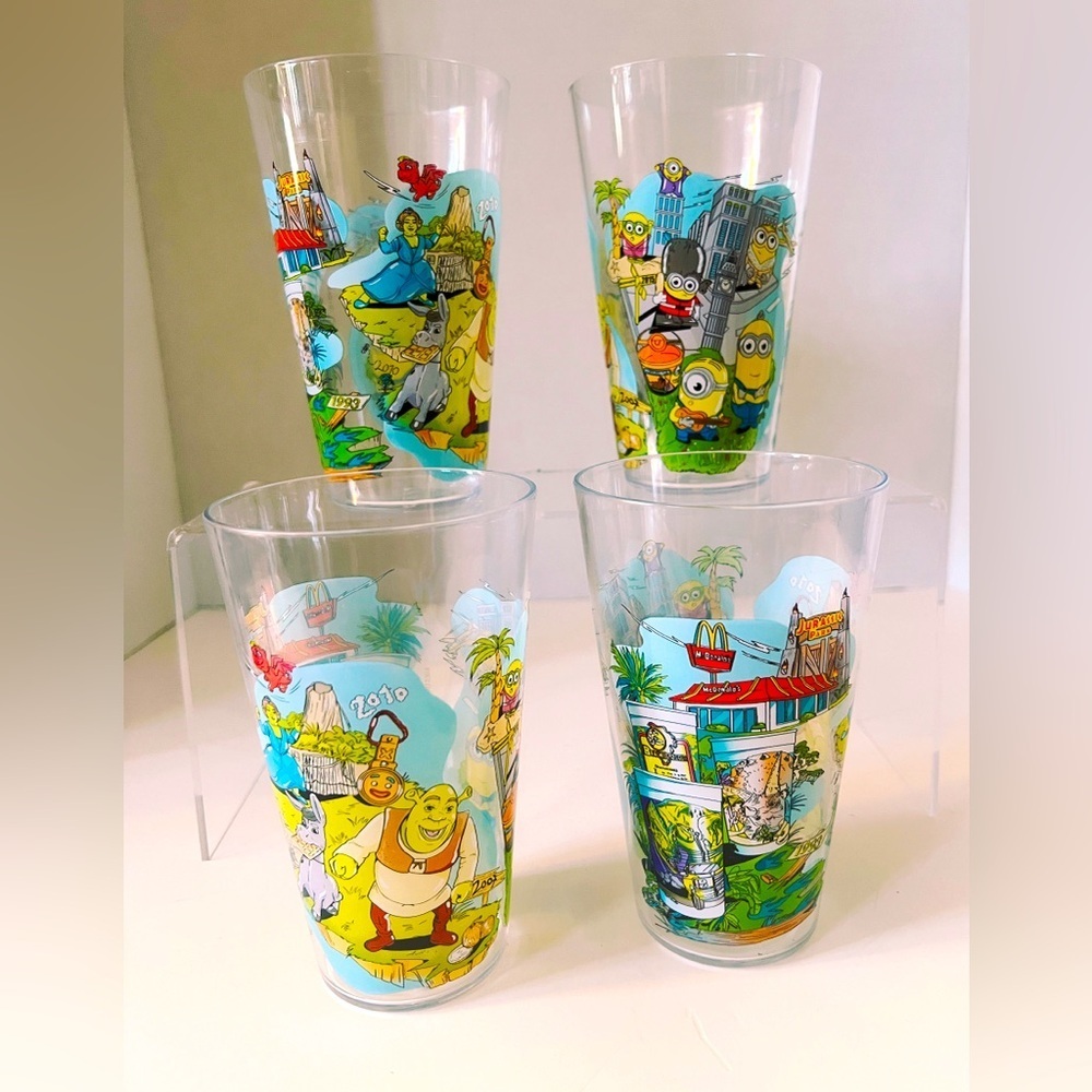 Set of 4 McDonald's Like New 2024 Collector's Cups!!!
